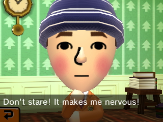 Matt Sharp is embarassed