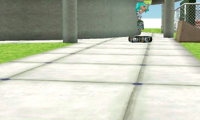 PP Man skateboarding