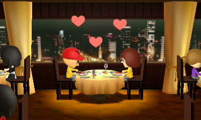 Bee and Velma at dinner