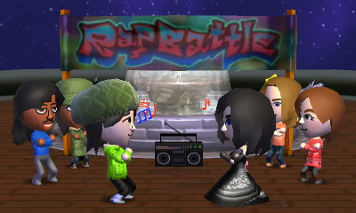A tomodachi life rap battle