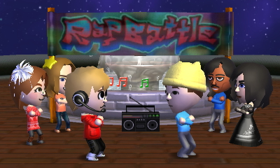 A tomodachi life rap battle