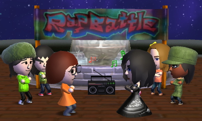 A tomodachi life rap battle